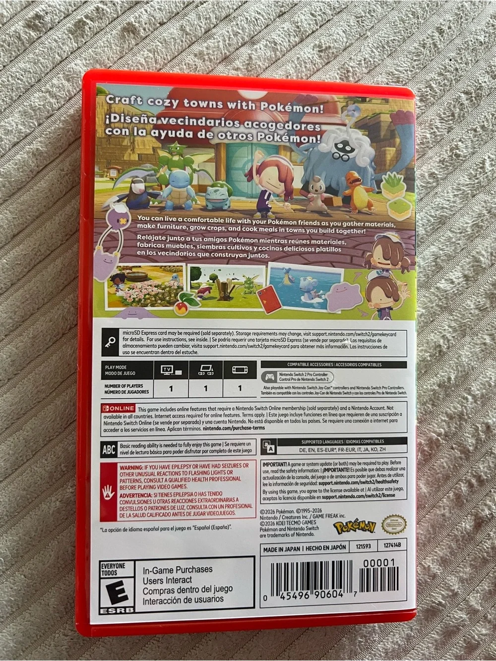 Pokémon Pokopia Nintendo Switch 2 Game